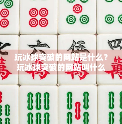 玩冰球突破的网站是什么?玩冰球突破的网站叫什么