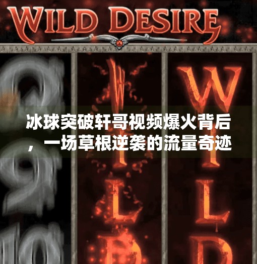 冰球突破轩哥视频爆火背后,一场草根逆袭的流量奇迹,冰球突破轩哥视频