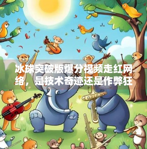 冰球突破版爆分视频走红网络,是技术奇迹还是作弊狂欢?冰球突破版爆分视频