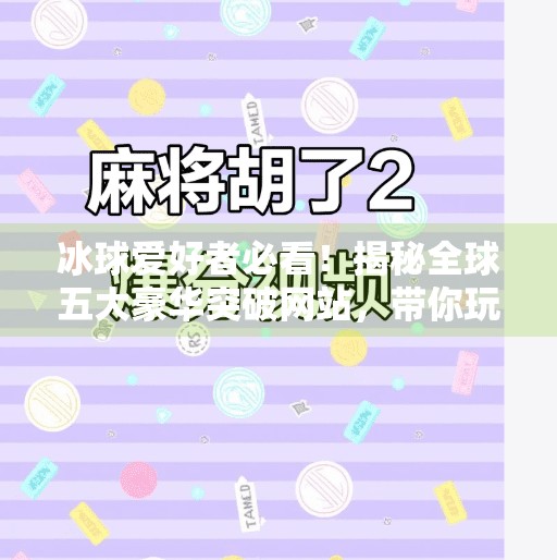 冰球爱好者必看!揭秘全球五大豪华突破网站,带你玩转冰球世界!冰球豪华突破网站有哪些