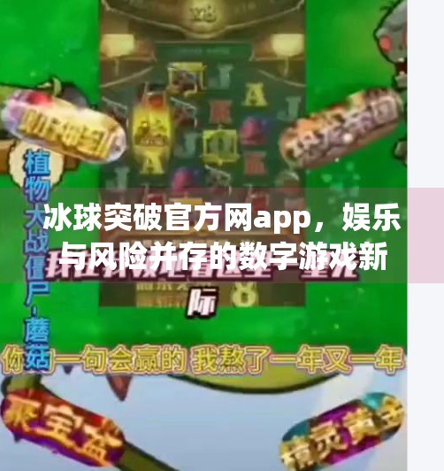 冰球突破官方网app,娱乐与风险并存的数字游戏新宠?冰球突破官方网app