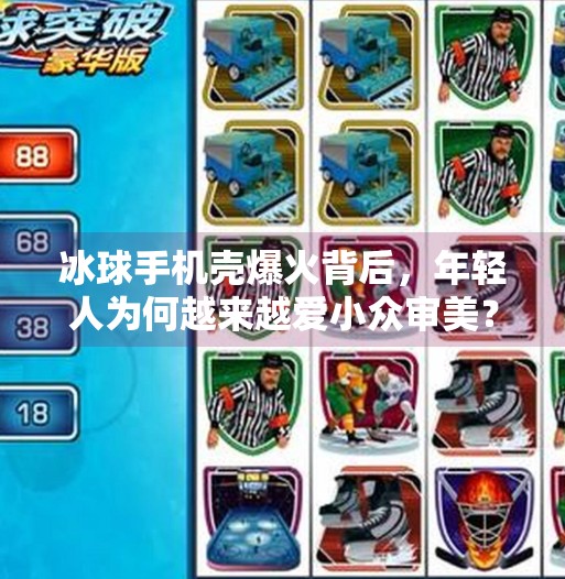 冰球手机壳爆火背后,年轻人为何越来越爱小众审美?突破冰球手机壳