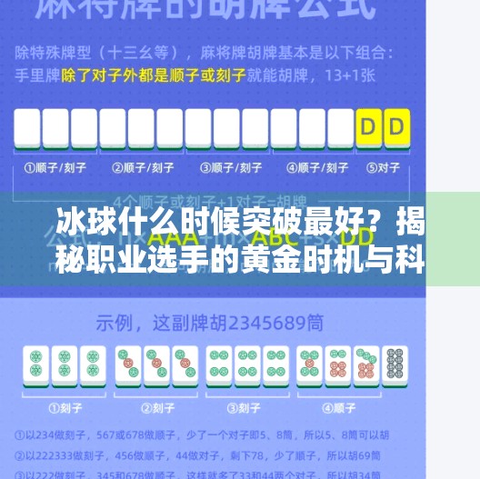 冰球什么时候突破最好?揭秘职业选手的黄金时机与科学策略,冰球什么时候突破最好